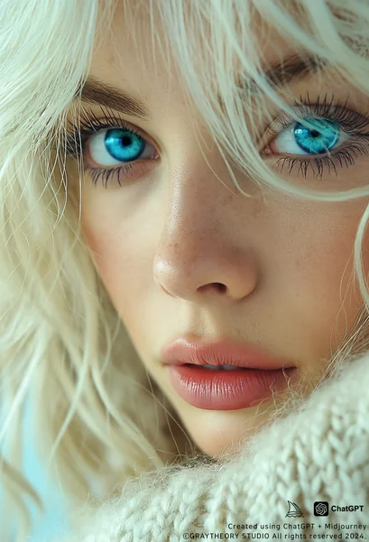 Soft Focus Model Portrait AI