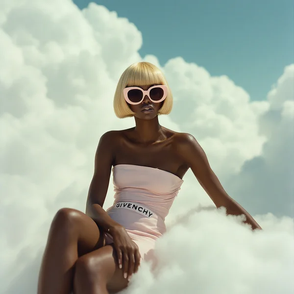 Cloud Fashion Editorial Givenchy