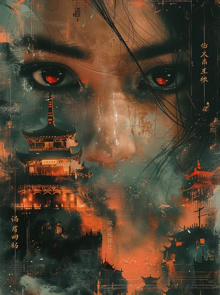 Cyberpunk Woman by Vintage House