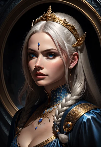 Celestial Goddess Fantasy Portrait