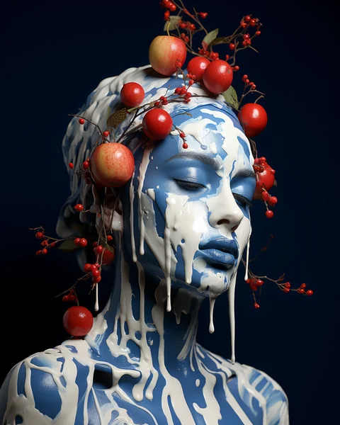 Porcelain Skin Mural Art