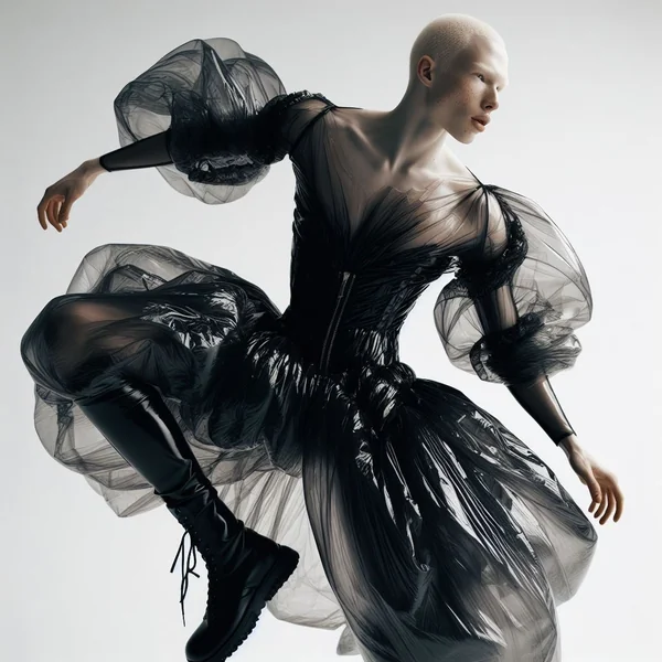 Albino Model Fashion Inclusivity