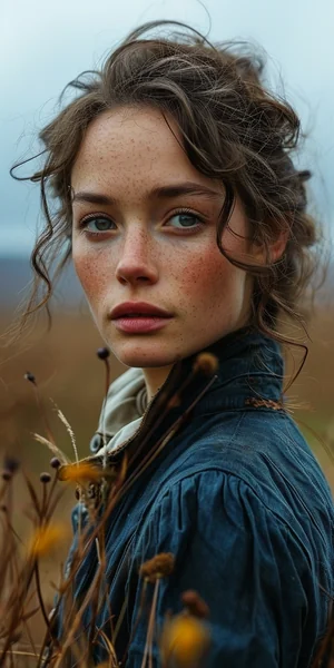 Woman in Field Fine Art Portrait