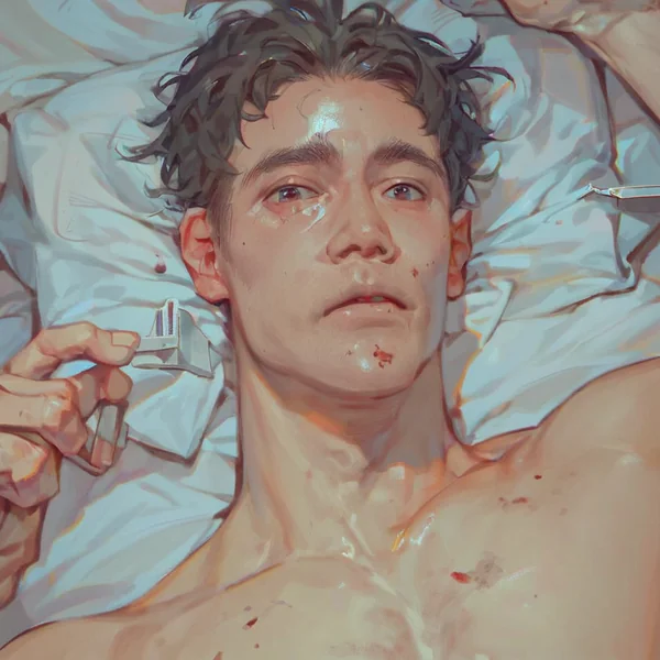 Hospital Patient Emotional Portrait