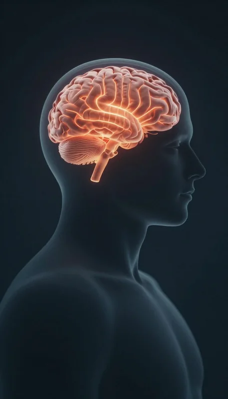 Mindful Brain Filtering Light - Calm Silhouette Art