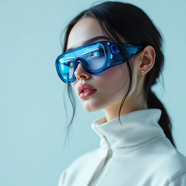Futuristic Fashion Sunglasses Editorial