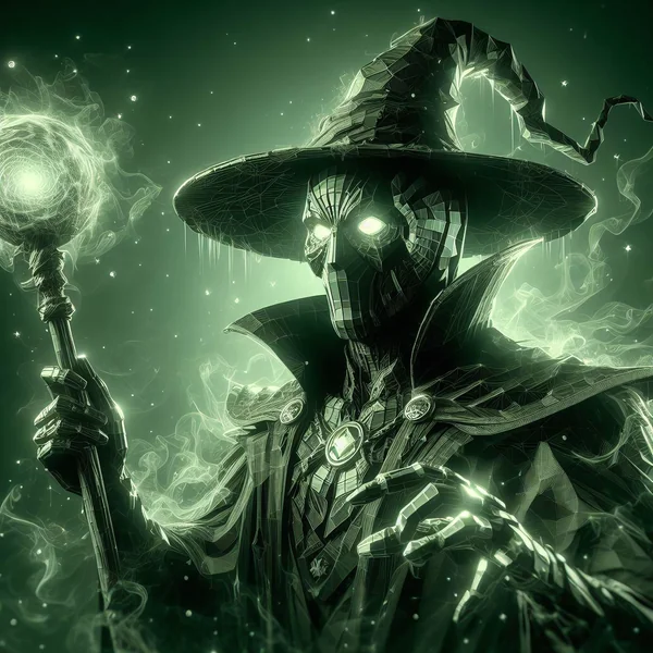 Wizard Deadpool Psychic Fantasy Art