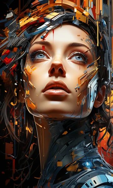 Cyberpunk Mobile Game Concept Art