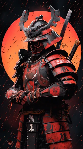 Historic Warrior Poster Illustration