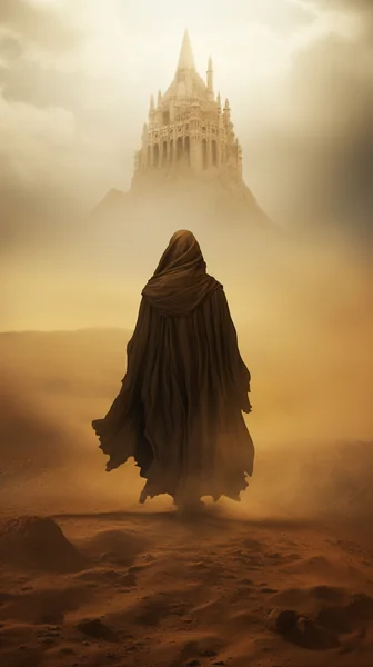 Mysterious Desert Wanderer AI