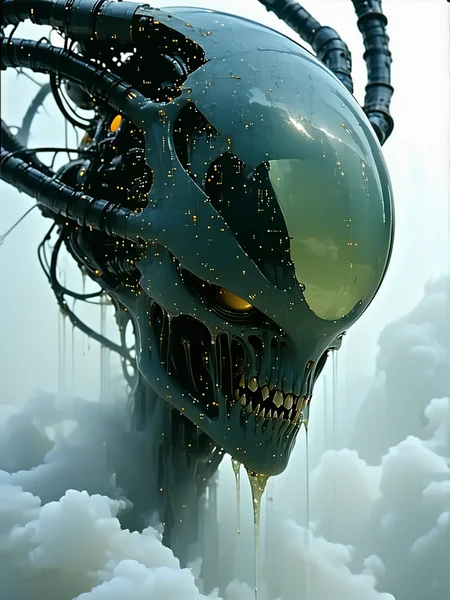 Weird Sci-Fi Surreal AI Image