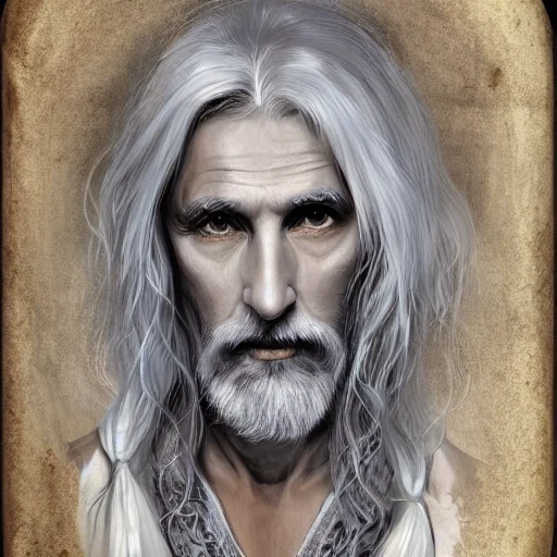 Wise Magic Man Fantasy Portrait