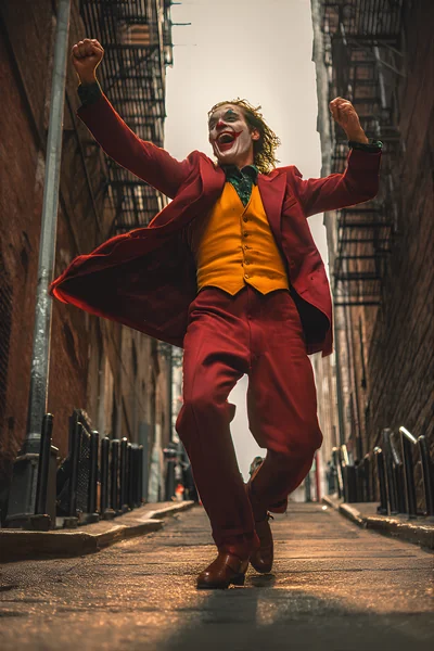 Joker Cinematic Alleyway Poster