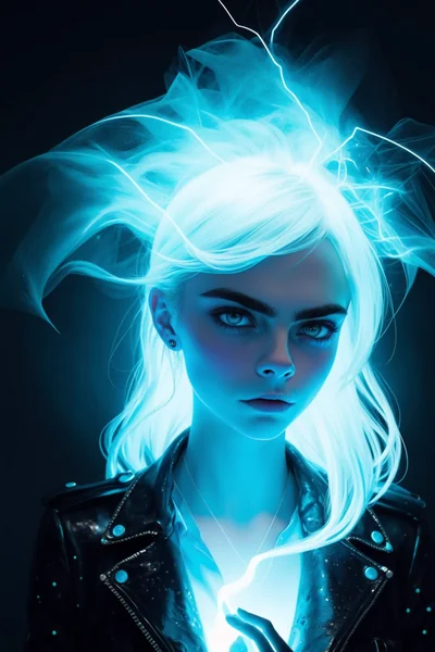 Ghostly Fashion Portrait