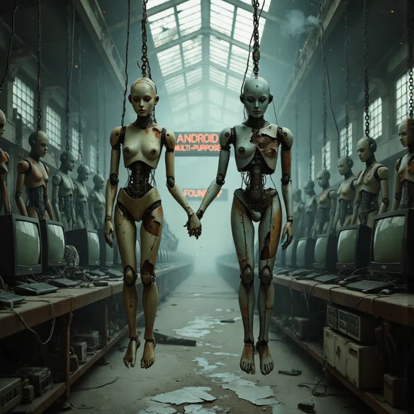 Decayed Android Factory: Ruin and Connection Amidst Decay