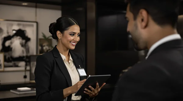 Luxury Indian Business Interaction