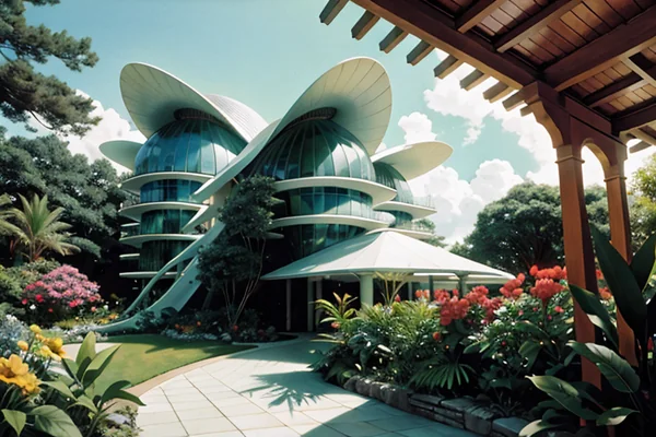 Futuristic Eco Building Architecture