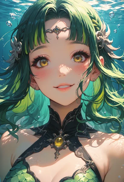 Underwater Mermaid Girl Fantasy