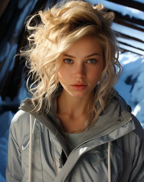Girl Facing Space Sci-Fi Portrait