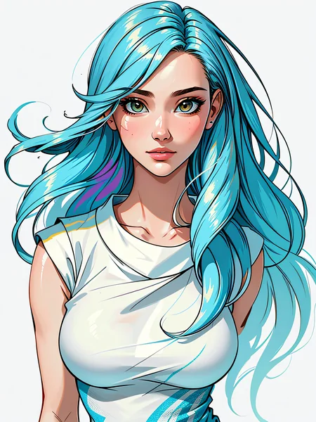 Color Splash Fashion Illustration