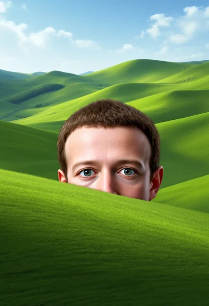Surreal Windows XP Landscape Portrait