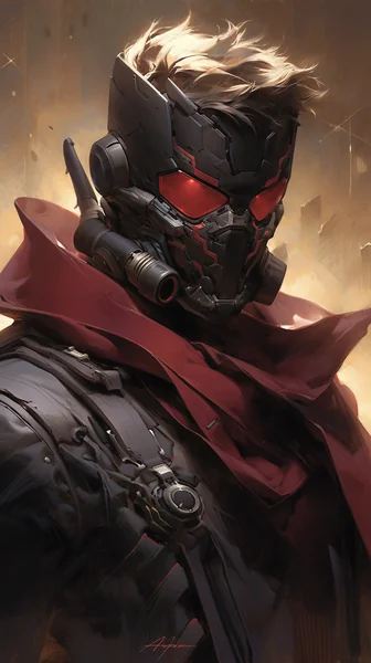 Star‑Lord Cinematic Portrait Art