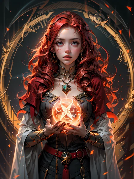 Celtic Goddess Mage Portrait