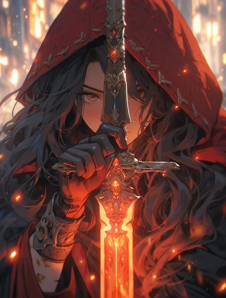 Dragonborn Sword Close-Up Fantasy