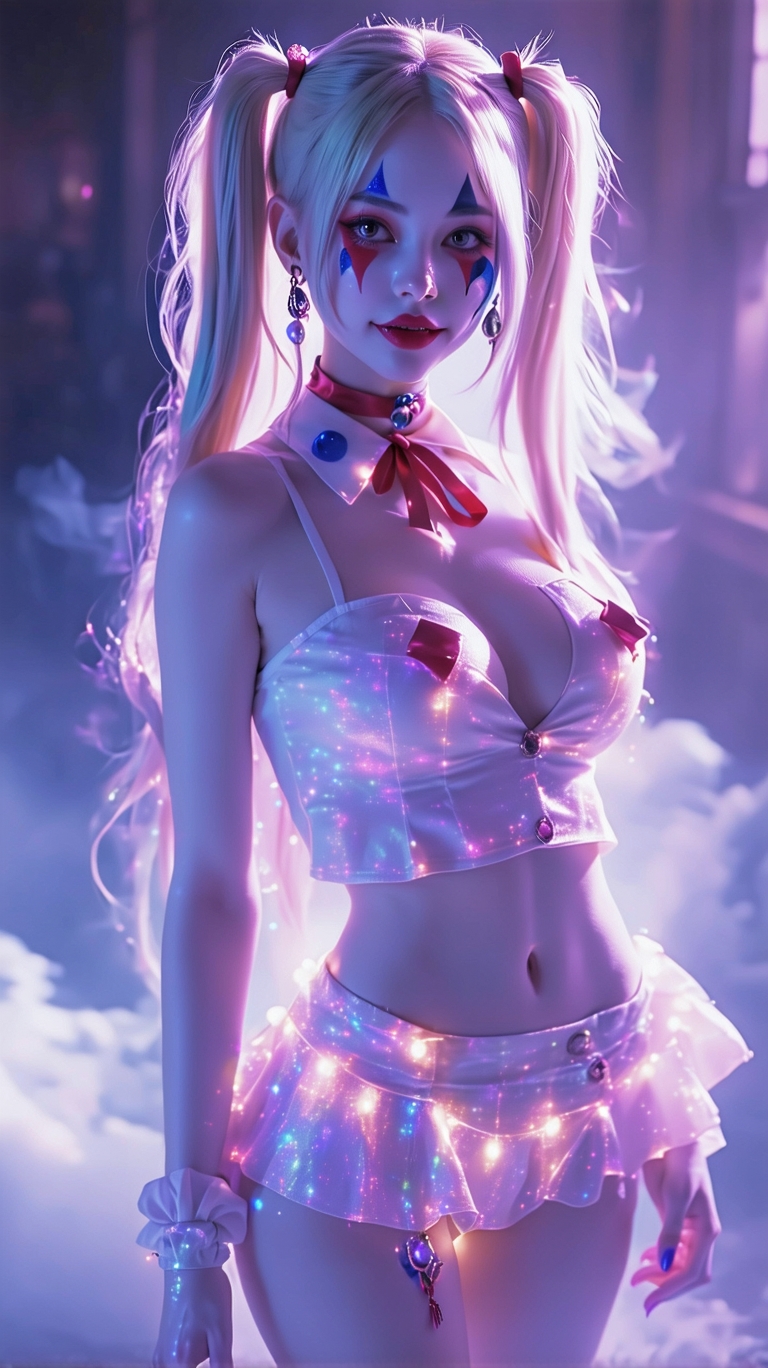 A Stunning Masterpiece Showing A Harley Quinn...