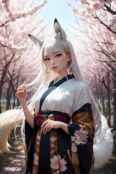 Nine-Tailed Fox Girl Masterpiece
