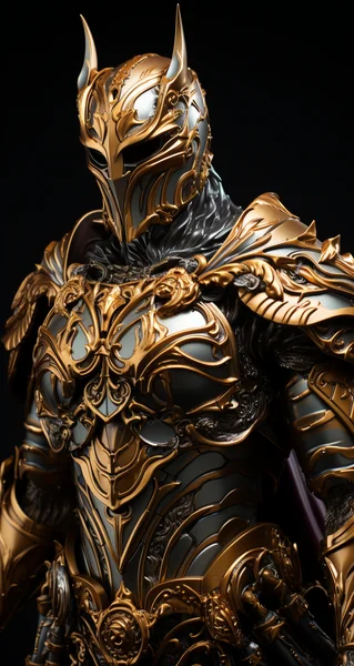 Medieval Knight Sword Action Art
