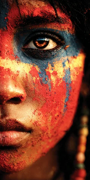 Extreme Beauty Macro Editorial Portrait