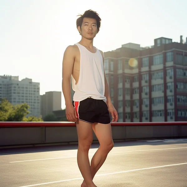 Cinematic Male Portrait Golden Hour