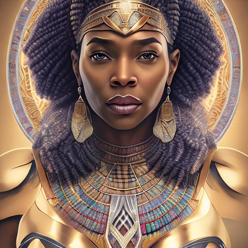 Nubian Queen Wonder Woman Portrait