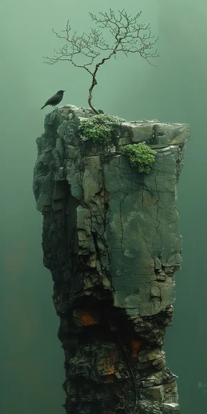 Minimal Surrealism AI Art