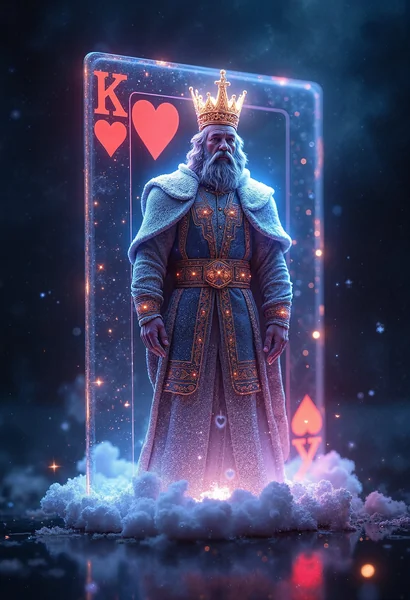 Cosmic King of Hearts Hologram