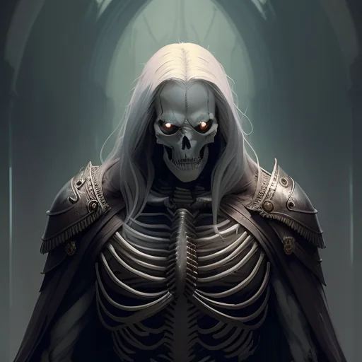 Skeleton King Dark Fantasy Portrait