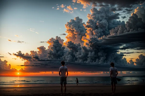 Beach Sunset Silhouette Photography