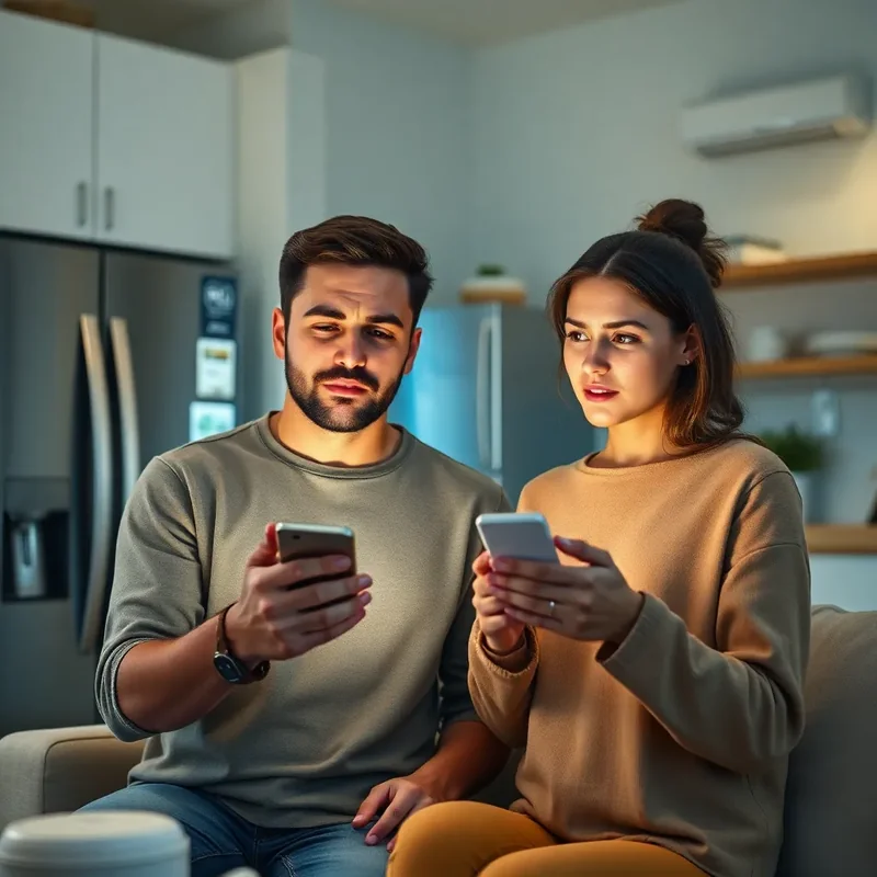 Frustrated Couple Shopping for Fridge - AI Cinematic Video