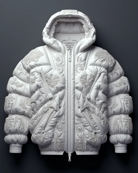 Minimalist Winter Puffer Jacket Design