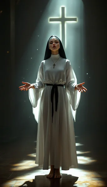 Mysterious Nun with Supernatural Energy