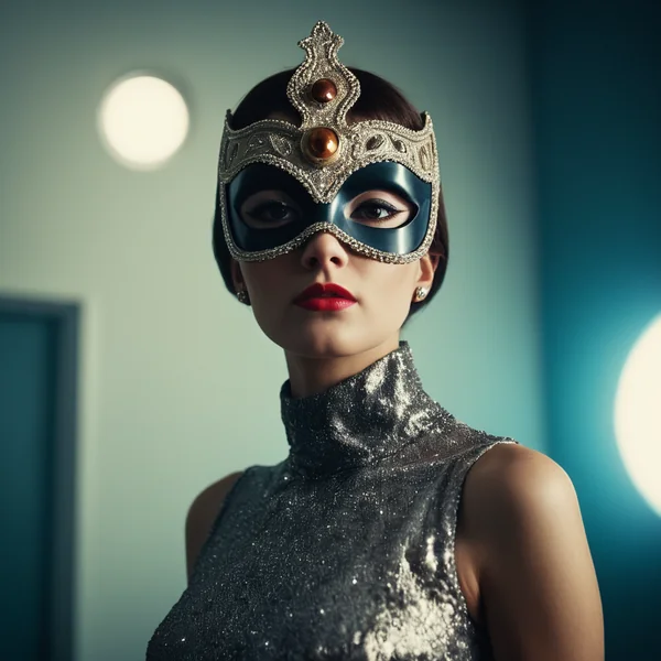 1960s Surreal Cyberpunk Fashion Photo