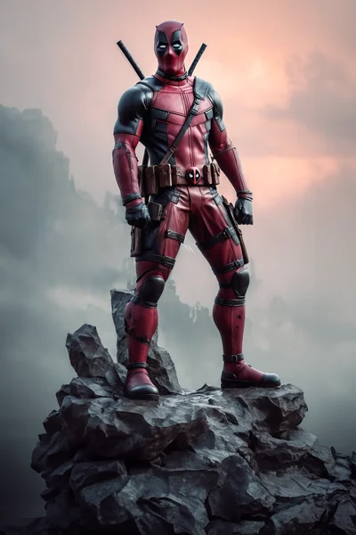 Deadpool Dark Mist Caricature