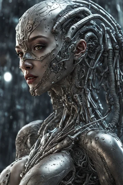 Cyborg Demon Horror Concept Art