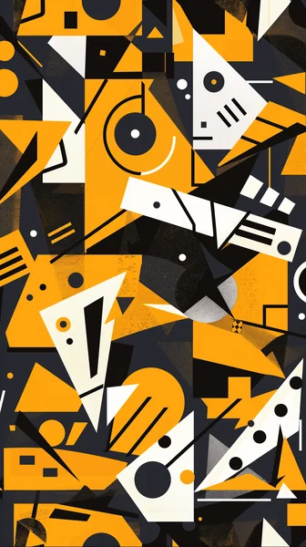 Abstract Geometric Pattern Illustration