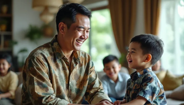 Indonesian Family Lifestyle Portrait