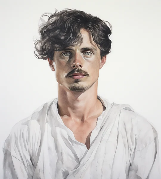 Renaissance Style Male Sketch
