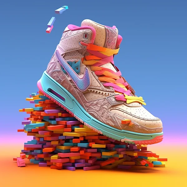 Solarpunk Fruit Sneakers Concept