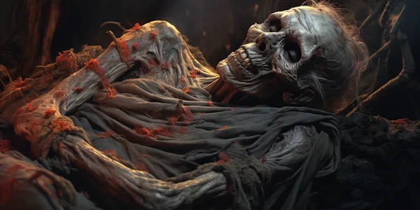 Ancient Deity Hyperreal Oil Painting