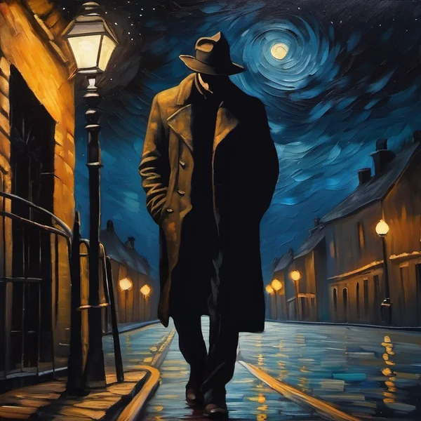 Expressionist Murderer Oil Painting